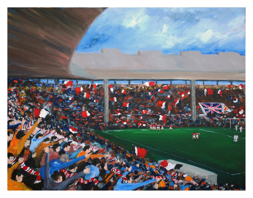 Painting of the Right Side, Stretford End